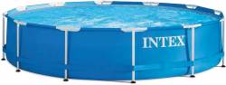 INTEX ESTRUCTURA METáLICA PARA PISCINA TUBULAR REDONDA ø 3.66 X 76CM AZUL