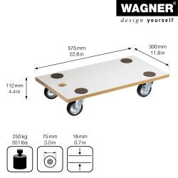 WAGNER PLATAFORMA DE CARGA MM 1316-57,5 X 30 CM