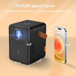 MINI PROYECTOR PORTáTIL (ENFOQUE ELéCTRICO, FUNFLIX G1, WIFI BLUETOOTH