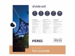 SOMBREADO VELO, 100 LED SOLAR, 3.6 X 3.6 X 3.6 M, 180 G/M², PEHD, TRIANGULAR