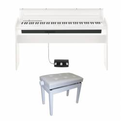 PIANO KORG LP-180WH KIT BANQUETA BGM