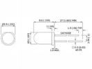 LED CON RESISTENCIA 5MM 12V AMARILLO DIFUSO