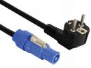 CABLE CON CONECTOR SCHUKO A POWERCON 230V - 5M - PVC