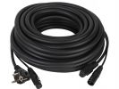 CABLE DE ALIMENTACIÓN/ILUMINACIÓN 10M SCHUKO A IEC XLR MACHO A HEMBRA