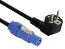 CABLE CON CONECTOR SCHUKO A CONECTOR POWERCON 230V - 1.8M - PVC