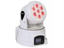 MINI CABEZA MÓVIL  7X LED RGBW DE 10W  COLOR BLANCO