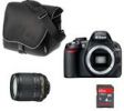 NIKON D3100 + OBJETIVO AF-S DX 18-105 VR + FUNDA + TARJETA SD 4 GB