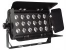 PROYECTOR LED COMPACTO CON VISERAS 18 X LED RGB DE 3 W