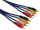 CABLE AUDIO 4 X RCA MACHO A 4 X RCA MACHO, 1.2M