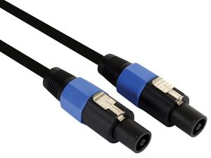 CABLE DE ALTAVOZ, 2X2.5MM² CONECTOR DE 2 POLOS MACHO A CONECTOR DE 2 POLOS MACHO