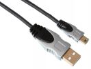 CONECTOR MACHO A CONECTOR MINICROUSB MACHO PROFESIONAL USB 2.0 TIPO A 5M